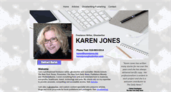 Desktop Screenshot of karenjones.biz